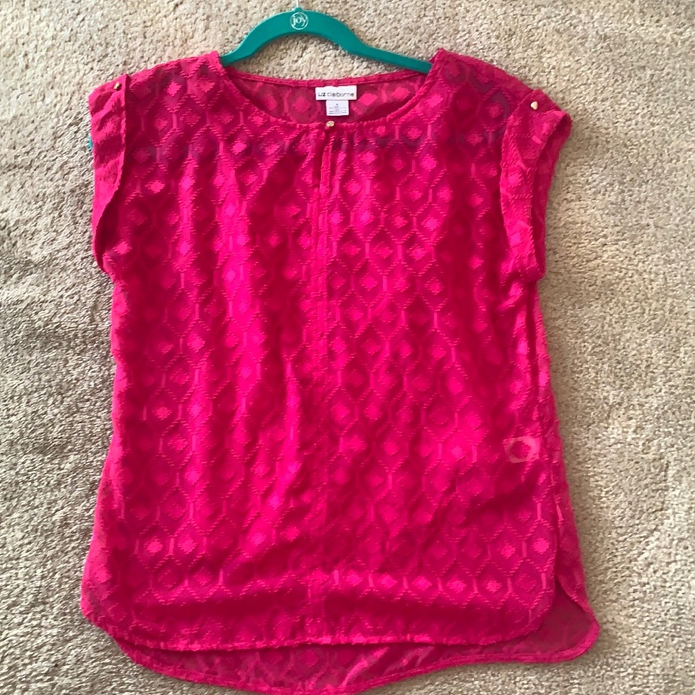Liz Claiborne Pink Blouse